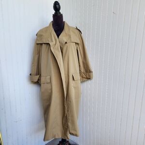 ASOS Design Lightweight Oversized Trench Coat Women's Open Front Petite Sz 8